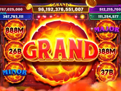 Vista del catálogo de juegos y slots disponibles